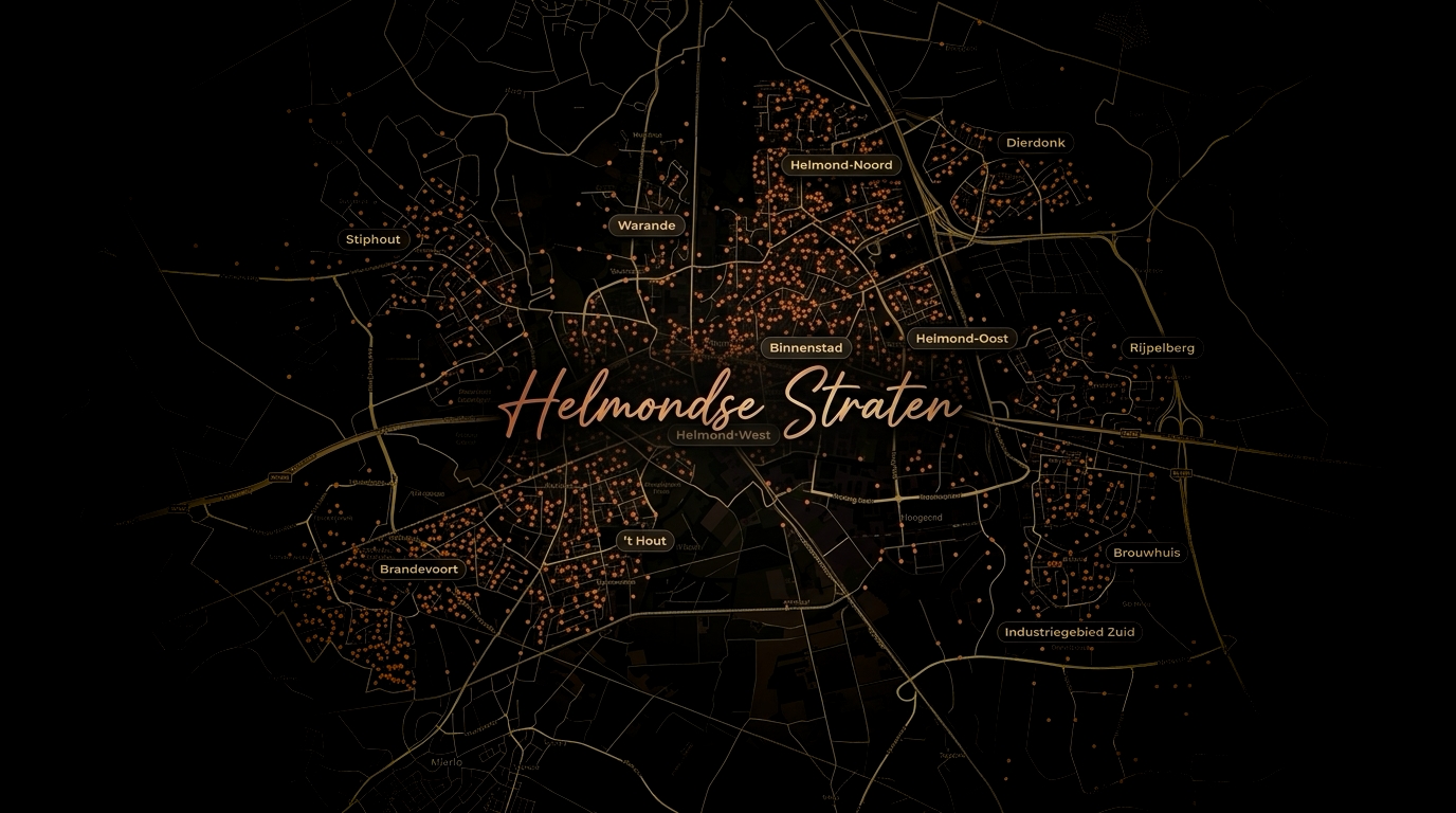 Helmondse Straten Project Kaart